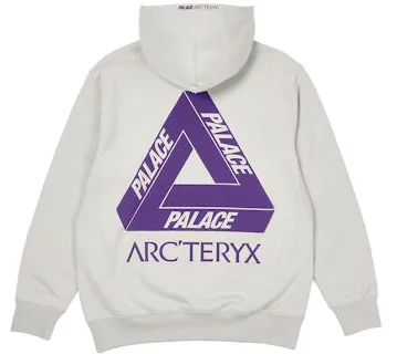 Palace x Arc'teryx Hoodie White