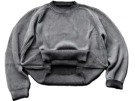 Mobius Silver Gray Knit Sweater