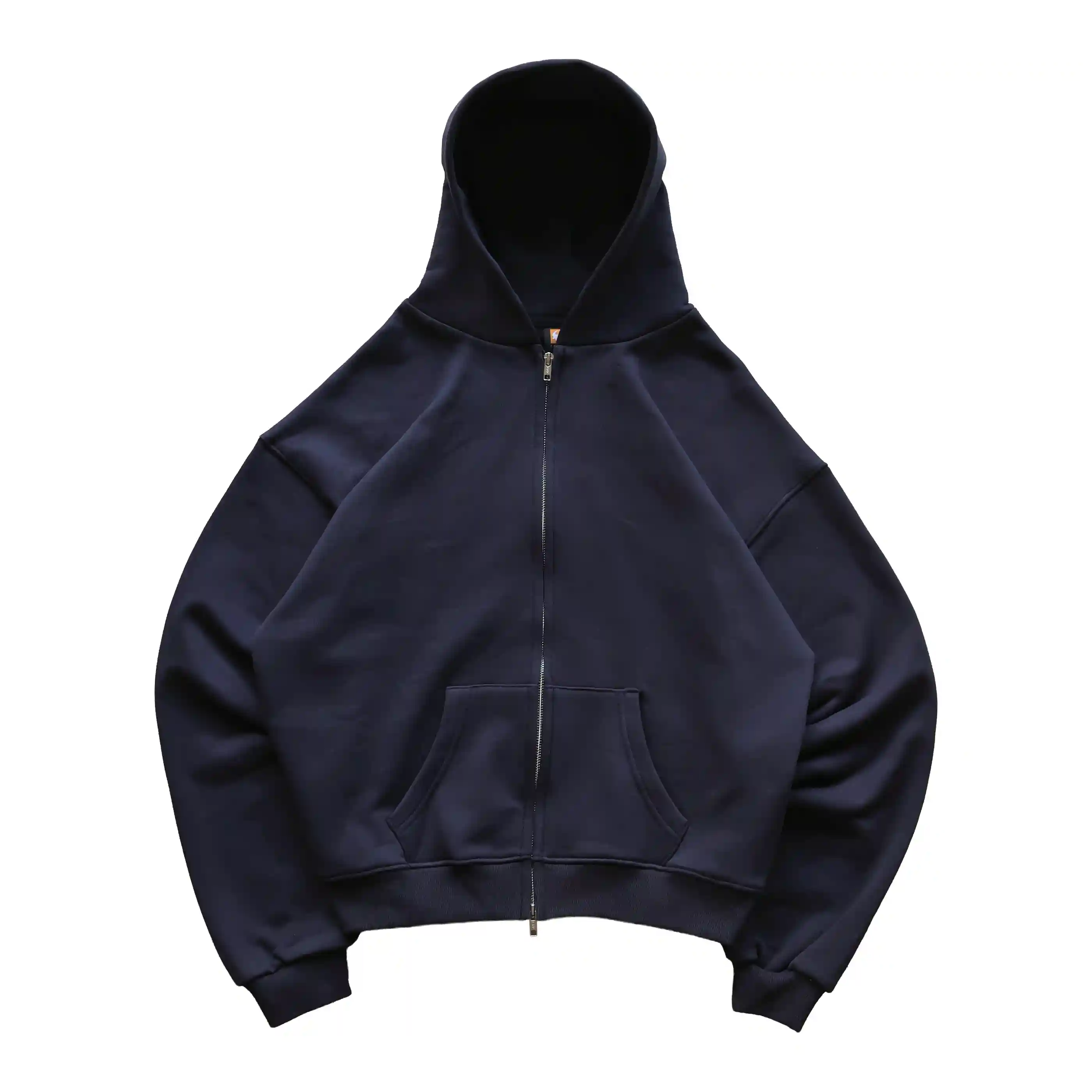 SOLVA Solid Night Zip-Up Hoodie Navy